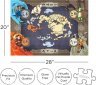 Пазл Аватар Карта Aquarius Avatar The Last Airbender - Map Puzzle (1000-Piece)