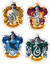 Наклейки ABYstyle Harry Potter Hogwarts Houses (Гаррі Поттер) Хогвартс 