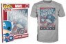 Футболка Men's Pop! T-Shirts: Marvel - Cap America Fight For Justice (размер L)