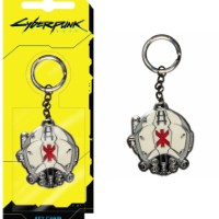 Брелок JINX Cyberpunk 2077 Heads Up Metal Keychain