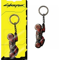 Брелок JINX Cyberpunk 2077 Rev It Up Metal Keychain