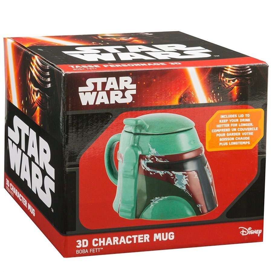 Star Wars - Boba Fett 3D Sculpted Ceramic 20 oz. Mug