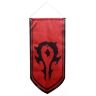 Знамя флаг Орды Варкрафт World of Warcraft Horde Flag banner (125 х 55 см)