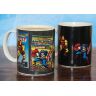 Чашка хамелеон Marvel Comics Heat Change Mug кружка Марвел Герои комиксов 300 мл
