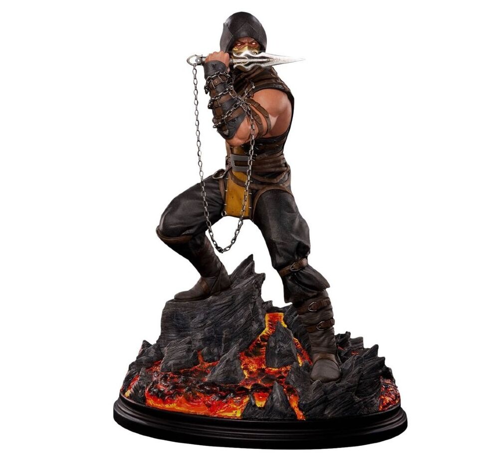 Mortal Kombat Scorpion Polystone Statue Sideshow - Статуетка Скорпіон 53 см