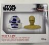 Сільничка та Перечниця Star Wars R2-D2 та C-3PO Sculpted Salt and Pepper Shakers
