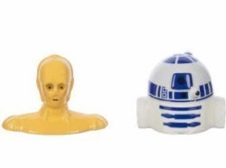 Сільничка та Перечниця Star Wars R2-D2 та C-3PO Sculpted Salt and Pepper Shakers