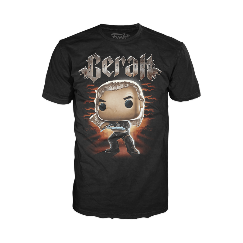 Футболка Funko Tees The Witcher: Geralt фанко Відьмак Геральт (розмір L)