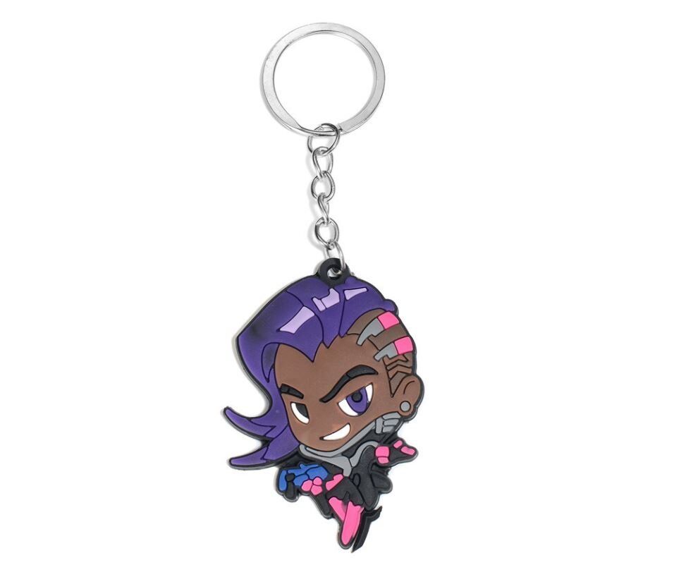 Брелок Overwatch Keychain - SOMBRA
