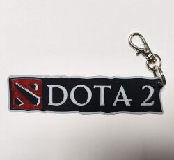 Брелок Dota 2 Logo Дота 2 ABS пластик 10 см. 
