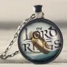 Медальон  LOTR The lord of the rings (металл + стекло)