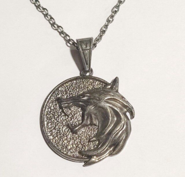 Медальйон 3D Відьмак (The Witcher) метал новий кулон Геральта з серіалу №2