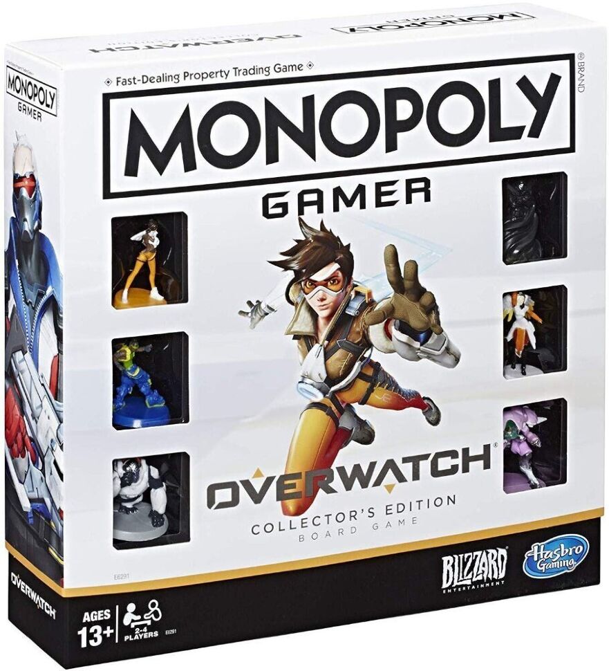 Monopoly Gamer Overwatch Collectors Edition Монополія настільна гра Овервотч