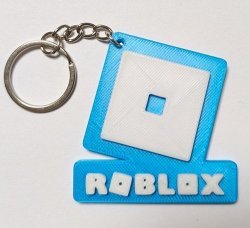 Брелок Роблокс Roblox Logo Keychain ABS пластик 6 см.  Брелок Роблокс Roblox Logo Keychain ABS пластик 6 см.