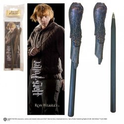 Ручка палочка Harry Potter Ron Weasley Wand Pen and Bookmark + Закладка