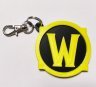 Брелок World of Warcraft Logo Keychain Варкрафт ABS пластик 6 см.  Брелок World of Warcraft Logo Keychain Варкрафт ABS пластик 6 см.