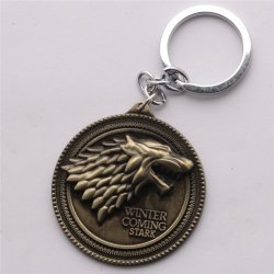 Брелок Game of Thrones Stark Wolf Head №1