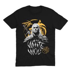 Футболка Morze The Witcher 3 White Wolf Відьмак Білий Вовк (розмір L)