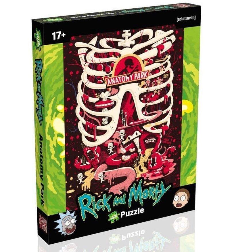 Пазл Winning Moves Rick and Morty Puzzle Anatomy Park Рік та Морті (1000 деталей)