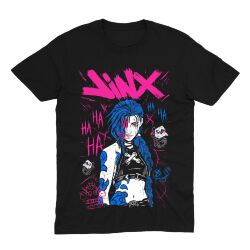 Футболка Morze League of Legends Arcane Jinx Ліга Легенд Аркан Джинкс (розмір L)