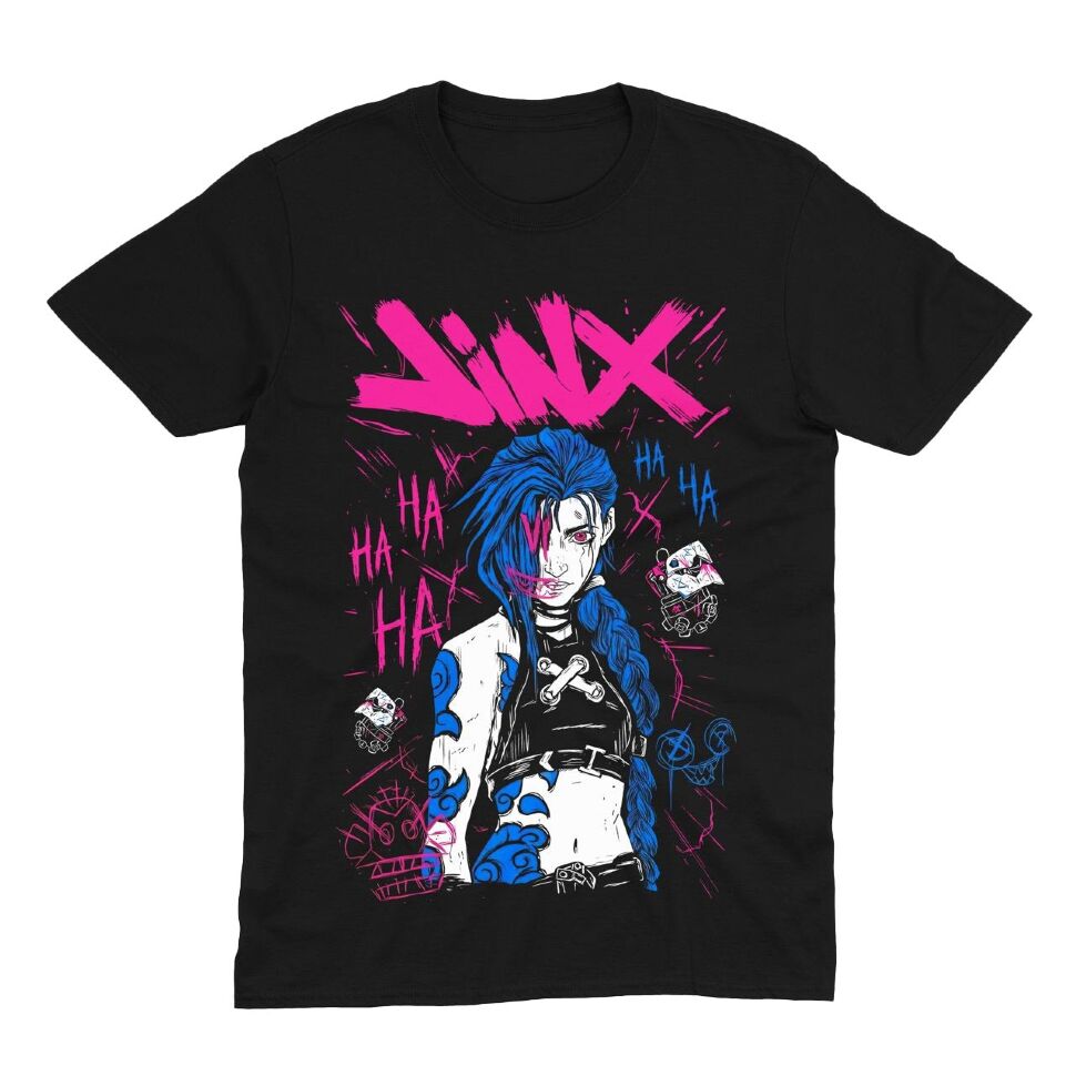 Футболка Morze League of Legends Arcane Jinx Ліга Легенд Аркан Джинкс (розмір L)