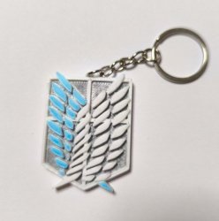 Брелок емблема Розвідкорпус Атака Титанів Attack on Titan Keychain ABS пластик 5 см. Брелок емблема Розвідкорпус Атака Титанів Attack on Titan Keychain ABS пластик 5 см.