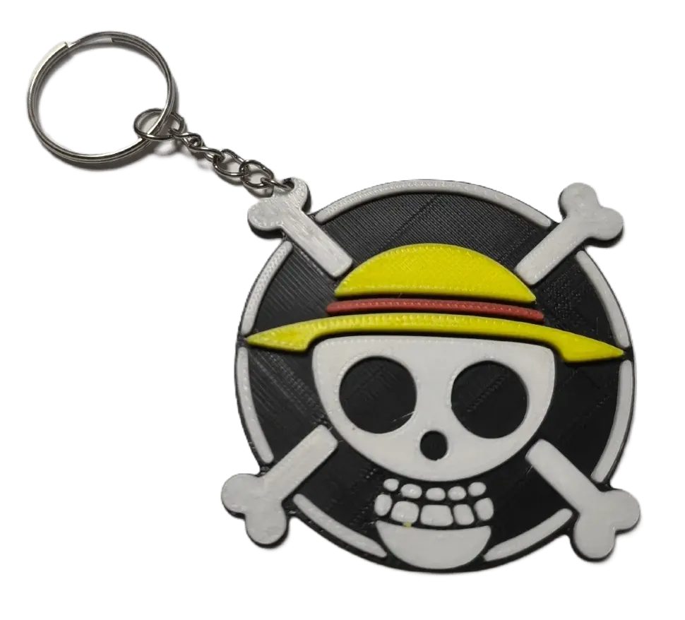 Брелок One Piece Anime Ван-Піс Великий куш Keychain ABS пластик 6 см.