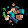  Футболка Minecraft Run Away! Glow in the Dark Youth Tee (размер L)