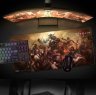 Коврик для мыши игровая поверхность Blizzard DIABLO IV 4 - Heroes (Диабло)  XL (90*42 cm)