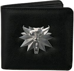 Гаманець JINX The Witcher 3 White Wolf Bi-Fold Wallet Black