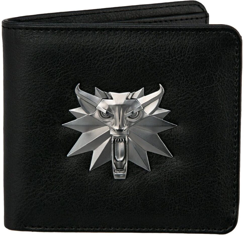 Гаманець JINX The Witcher 3 White Wolf Bi-Fold Wallet Black