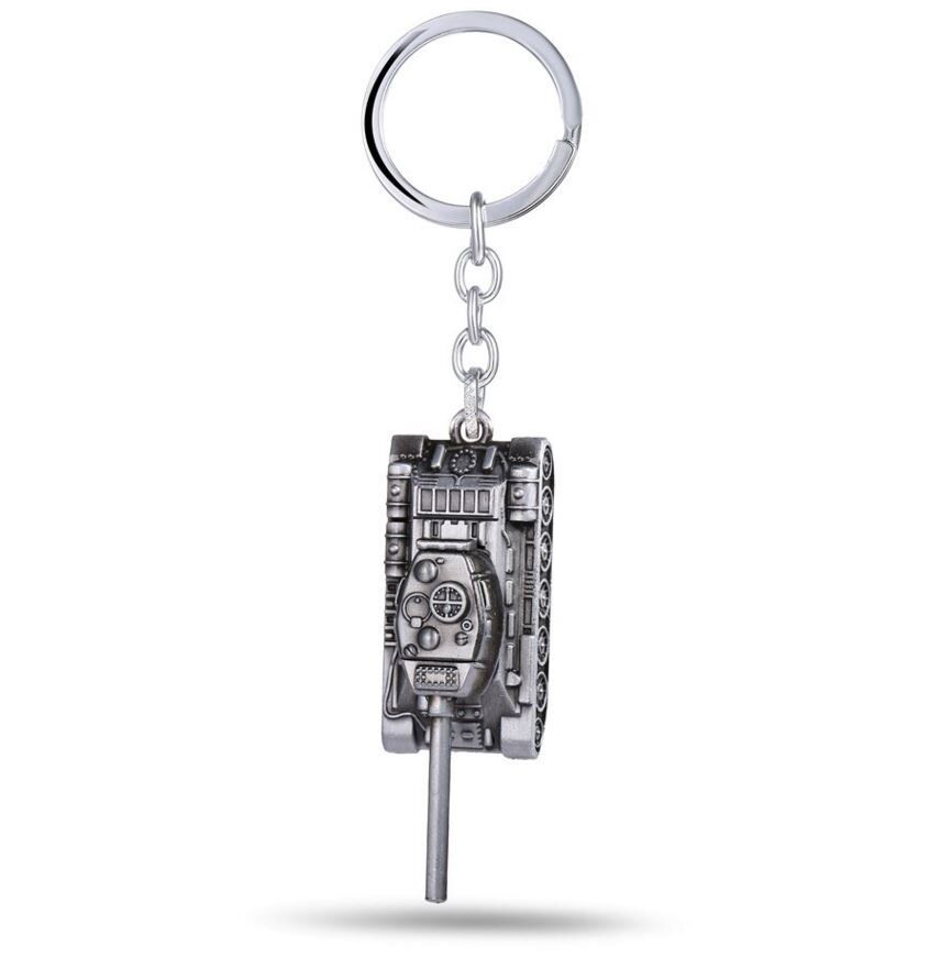 Брелок World of Tanks - танк (колір: срібло)