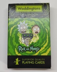 Игральные карты Рик и Морти Rick and Morty 2022 Playing Cards Game Waddingtons Number 1