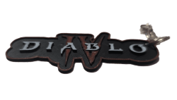 Брелок Diablo 4 Logo Keychain Діабло ABS пластик 6 см.