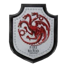 Настенный герб Game of Thrones Targaryen Dragon House Crest Wall Plaque
