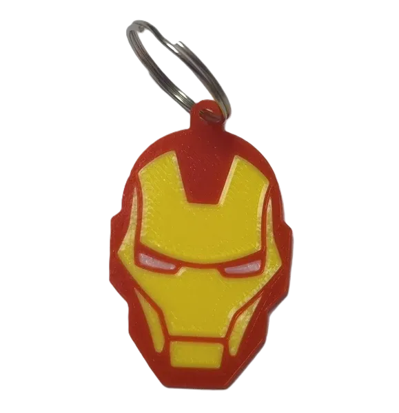 Брелок Marvel Iron-man Keychain Залізна Людина ABS пластик 5 см. №1