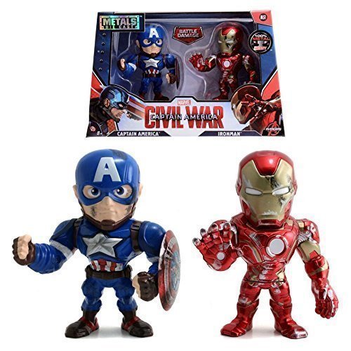 Jada Toys Metals Die Cast Civil War Captain America and