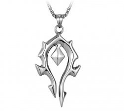 Медальйон World of Warcraft Horde Варкрафт Орда (нержавіюча сталь)