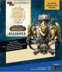 Конструктор из дерева 3D - World of Warcraft Alliance Incredibuilds Wood Model