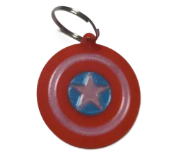 Брелок Marvel Captain America Keychain Капітан Америка ABS пластик 5 см.