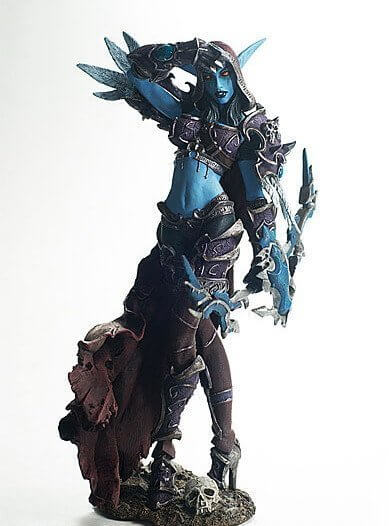 World of Warcraft Wave 7 Action Figure Forsaken queen Sylvanas
