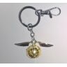 Брелок 3D Harry Potter Golden Snitch (Silver chain)