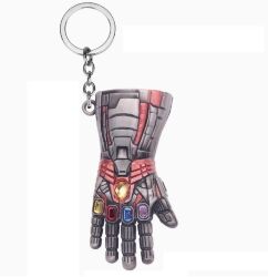 Брелок Marvel Keychain Рукавичка нескінченності залізної людини Танос 8 см.