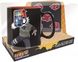 Подарочный набор Наруто Какаши Naruto Shippuden Kakashi - Mug and Coaster Set (чашка, подставка)