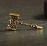 Брелок World of Warcraft Doomhammer Варкрафт латунь 6 см.