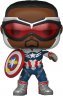 Фігурка Funko Marvel Falcon and The Winter Soldier - Captain America (Sam Wilson) (Amazon Exclusive) фанко 818