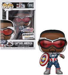 Фігурка Funko Marvel Falcon and The Winter Soldier Captain America (Sam Wilson) фанко Amazon Exclusive 818