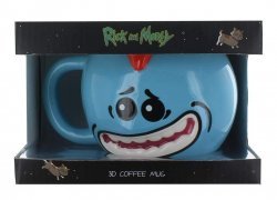 Чашка Рік і Морті - містер Місікс Mr. Meeseeks 3D Sculpted Mug 18 Oz