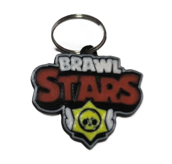 Брелок Brawl Stars Logo Keychain Бравл старс Логотип ABS пластик 5 см. №2