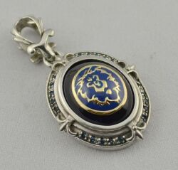 Брелок World of Warcraft Alliance Logo stone